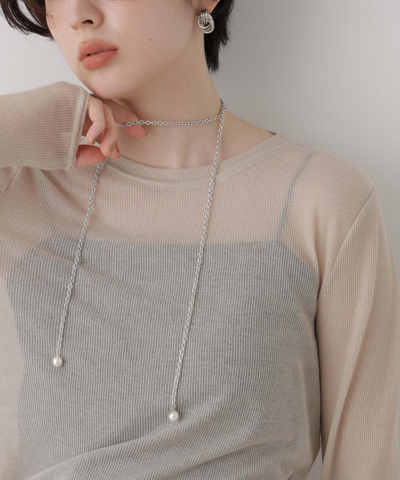 PHILIPPE AUDIBERT/Stow long necklace chain 6716246050