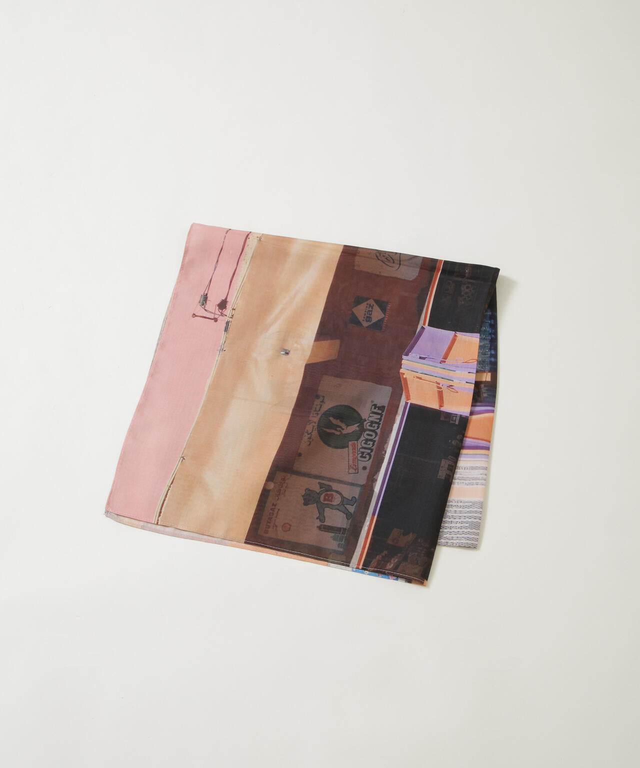 LY/Postcard scarf