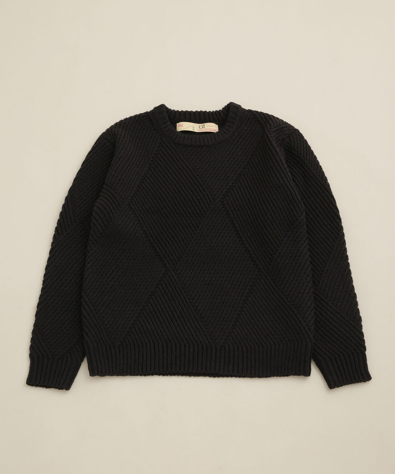 LB.04/ビッグダイヤ柄ジャガードニット 6723122204