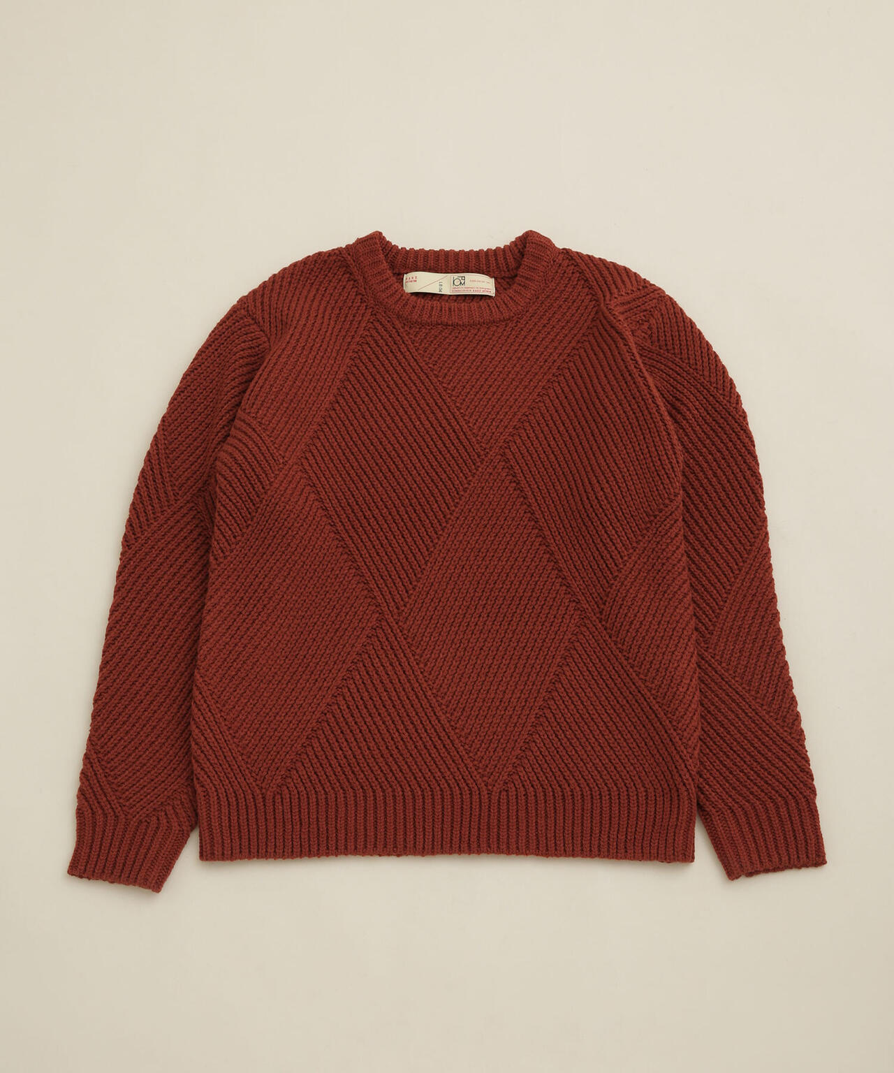 LB.04/ビッグダイヤ柄ジャガードニット 6723122204