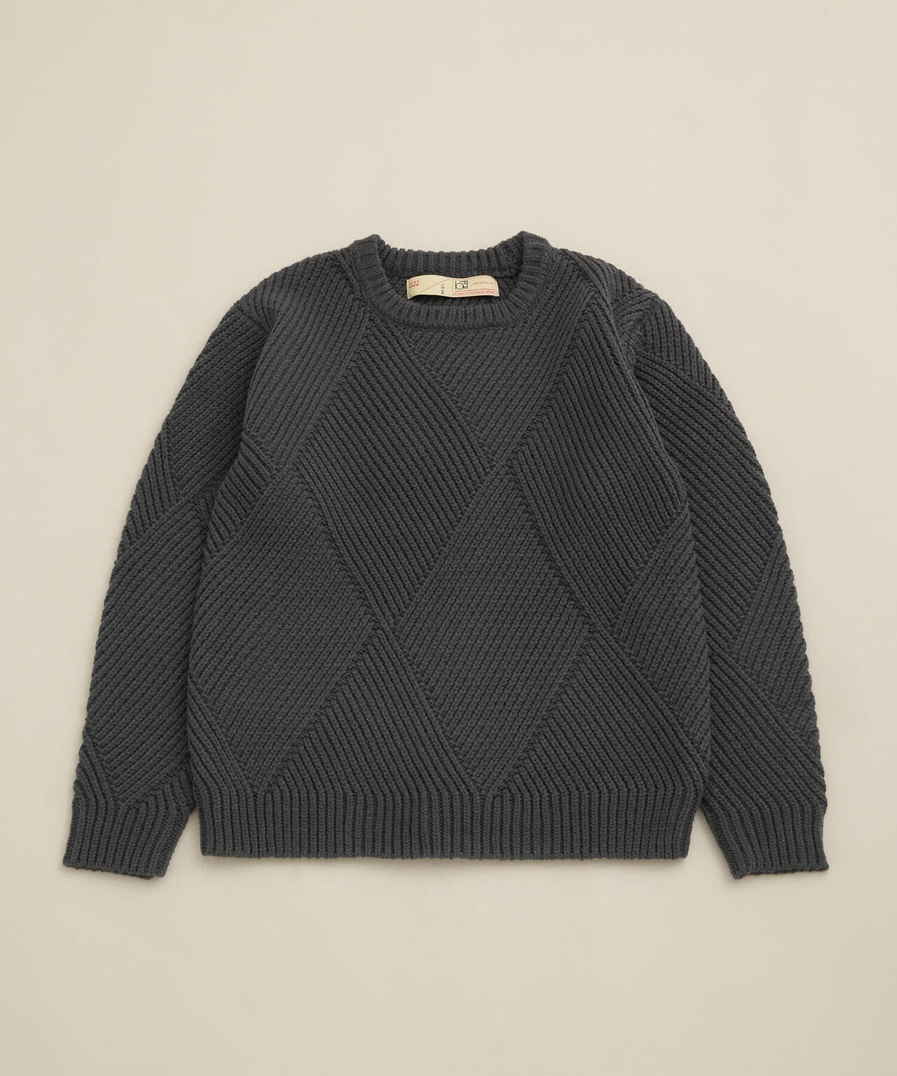 LB.04/ビッグダイヤ柄ジャガードニット 6723122204