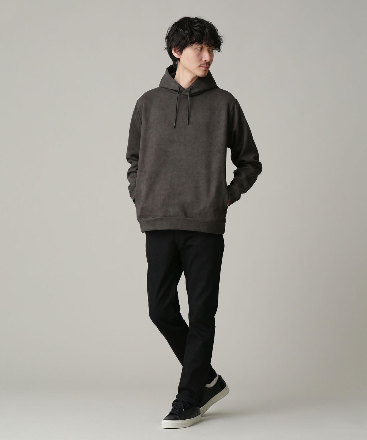 LB.04/フェイクスウェードフーディー