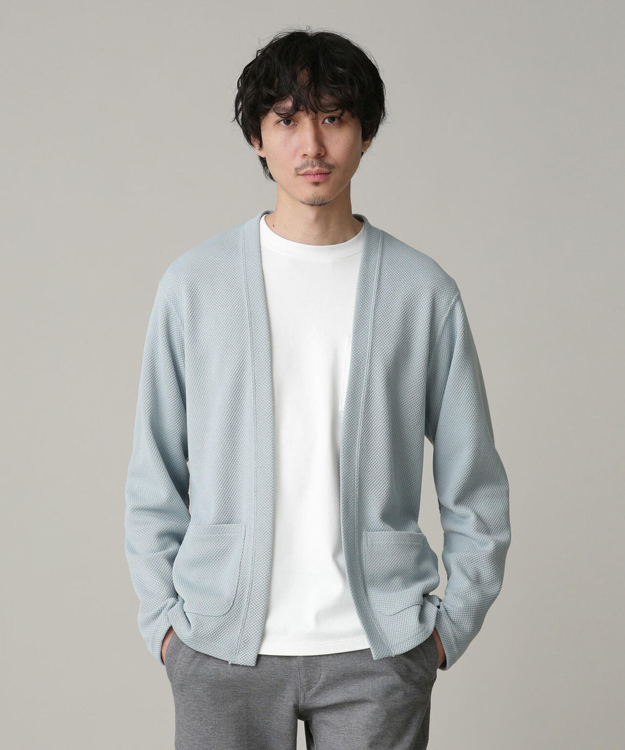 LB.04/ワッフルカーディガン 6723123211