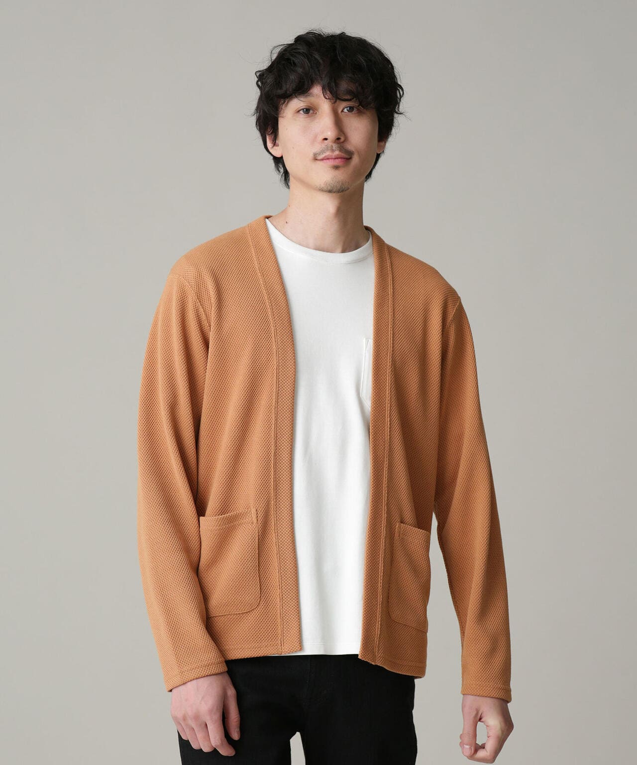 LB.04/ワッフルカーディガン 6723123211