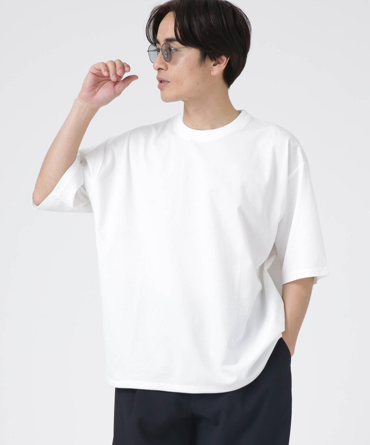 LB.04/シルケットサッカーワイドTシャツ 6723124224