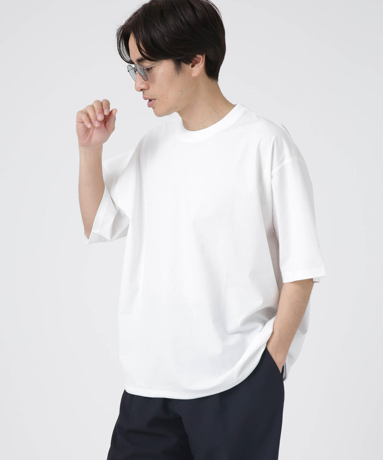 LB.04/シルケットサッカーワイドTシャツ 6723124224