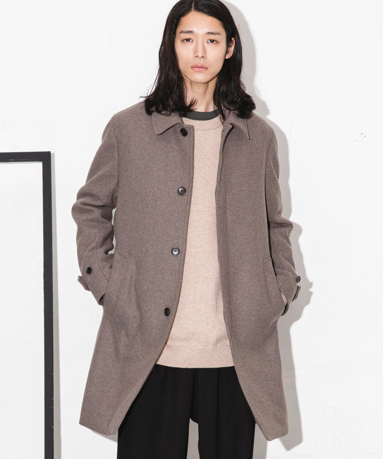 フレキシブルメルトンステンカラーコート