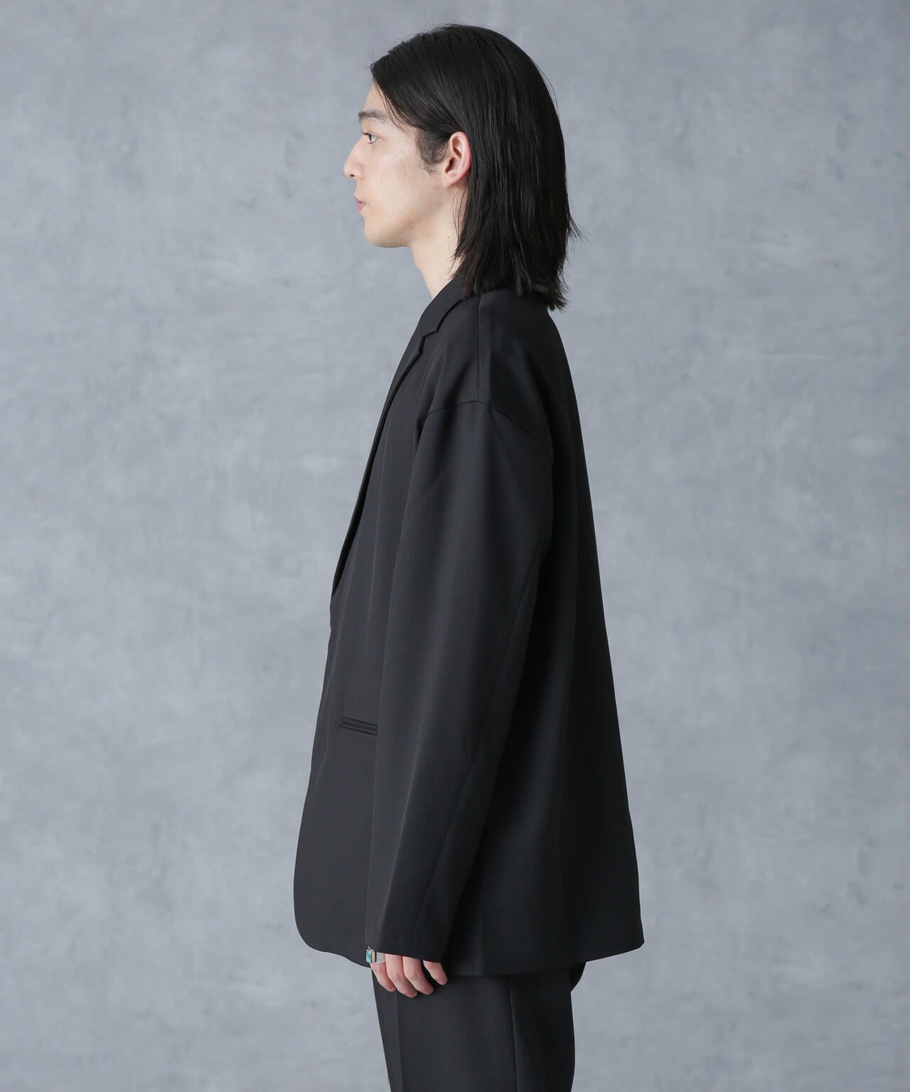 ストレッチツイルワイドジャケット(セットアップ可) 6724116204