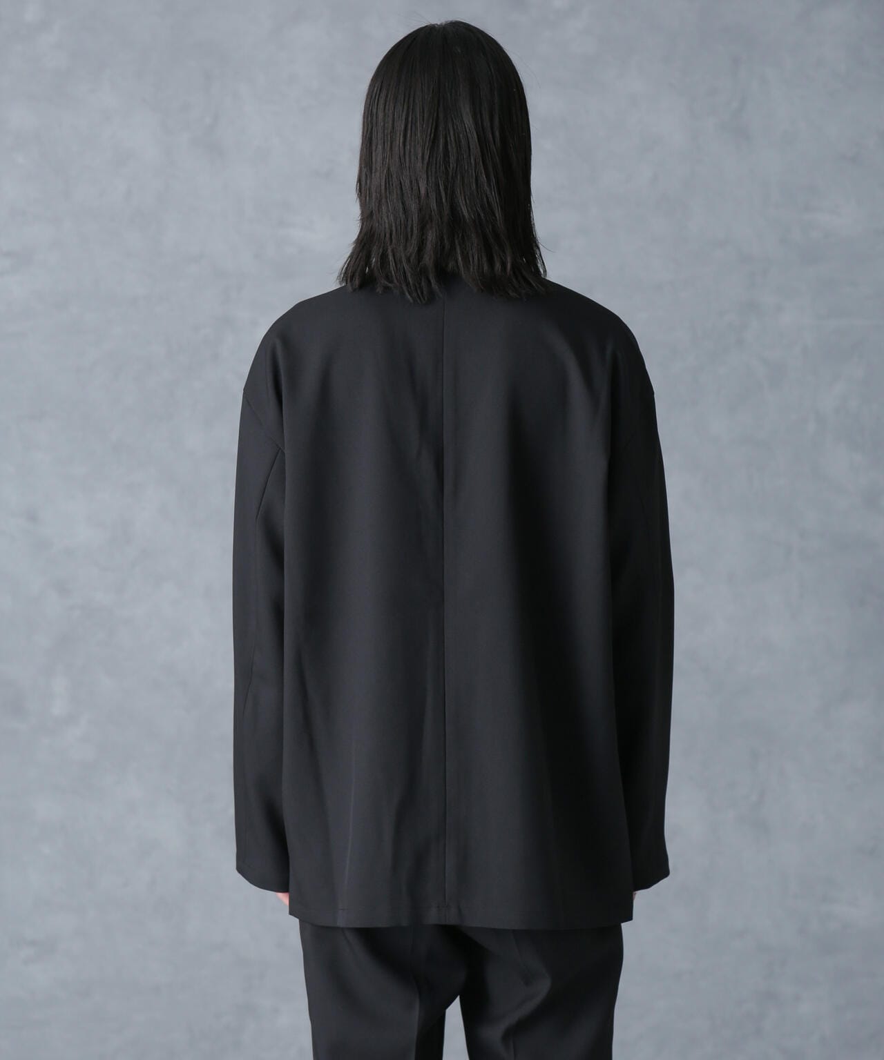 ストレッチツイルワイドジャケット(セットアップ可) 6724116204