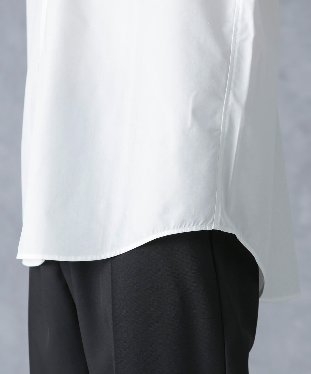 「PENNEYS別注」クレリックバンドカラーシャツ 長袖 6724120212