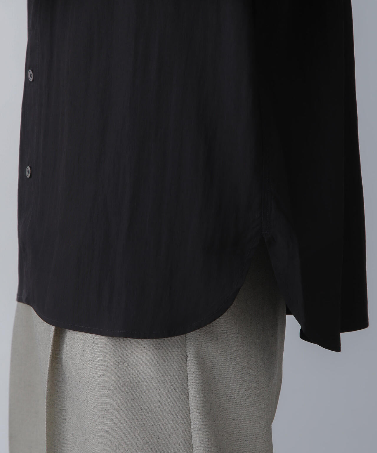 ナイロンレーヨンリラックスシャツ 半袖 6724121216