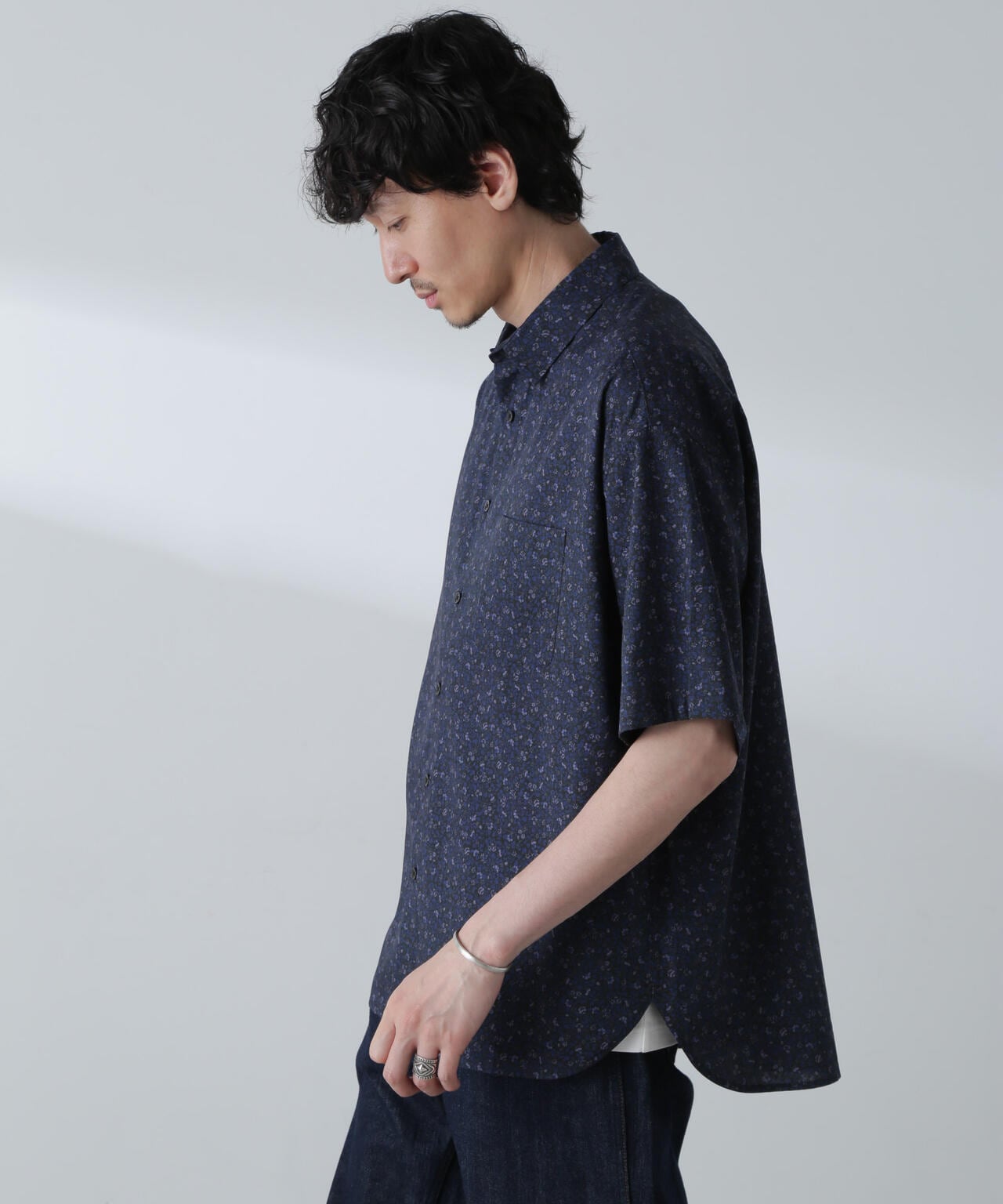 美品✨】レオナール トップス 半袖 花柄 総柄 LL