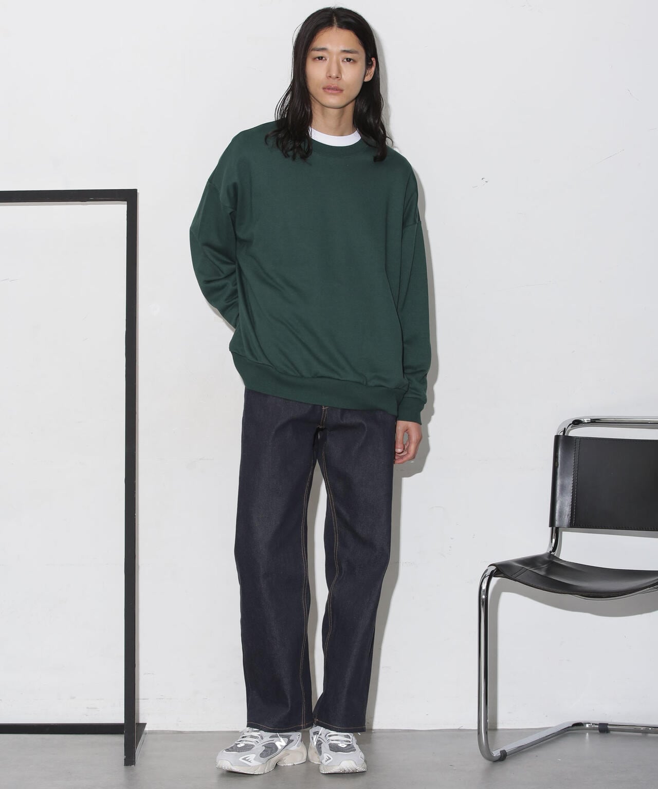 23aw MARKAWARE ビッグシルエット クルーネック スウェット 2 23aw MARKAWARE ビッグシルエット クルーネック スウェット 2