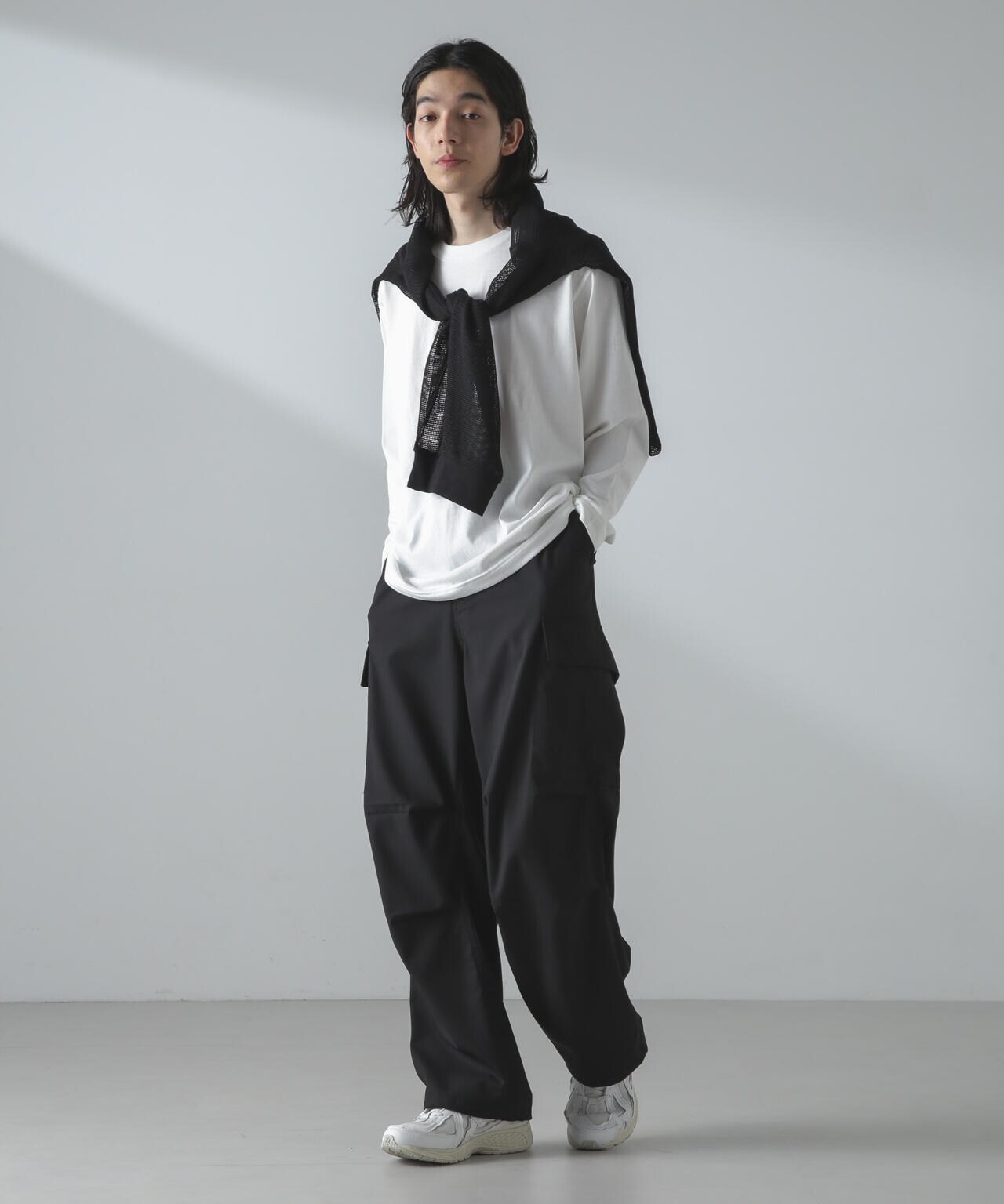 アンサンブルメッシュTシャツ 長袖 6724123215