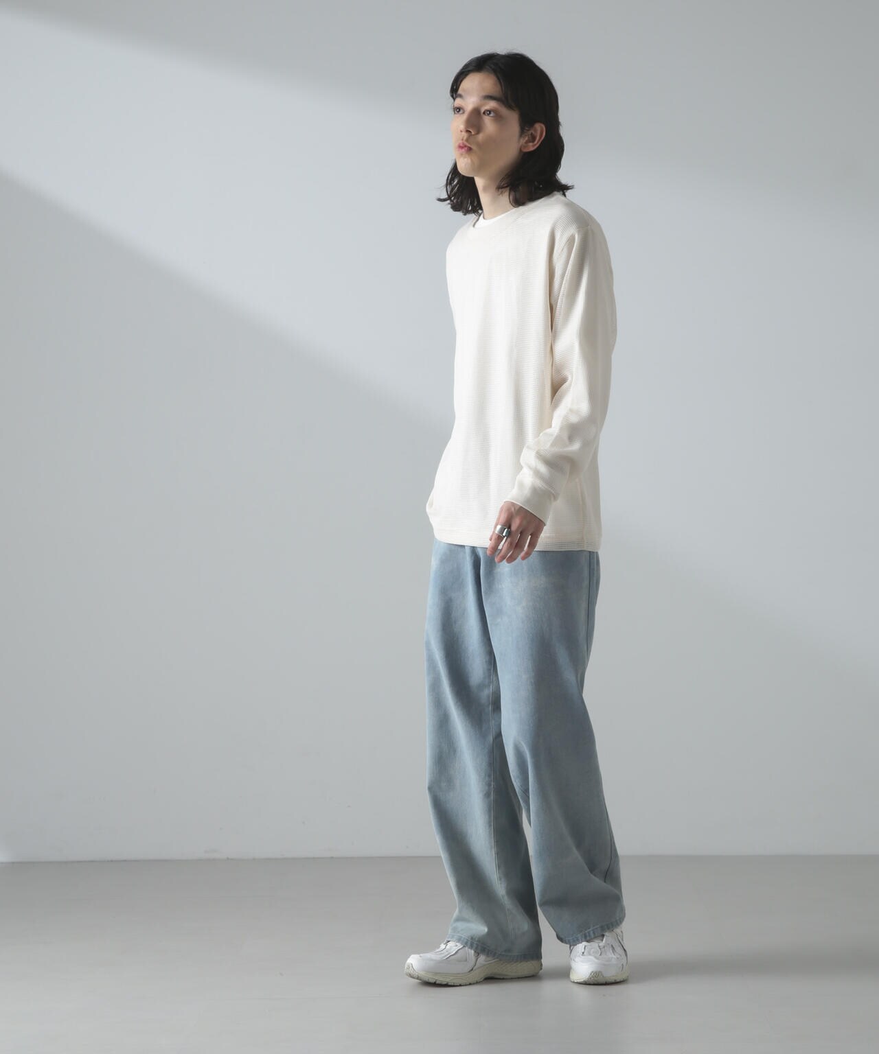 アンサンブルメッシュTシャツ 長袖 6724123215