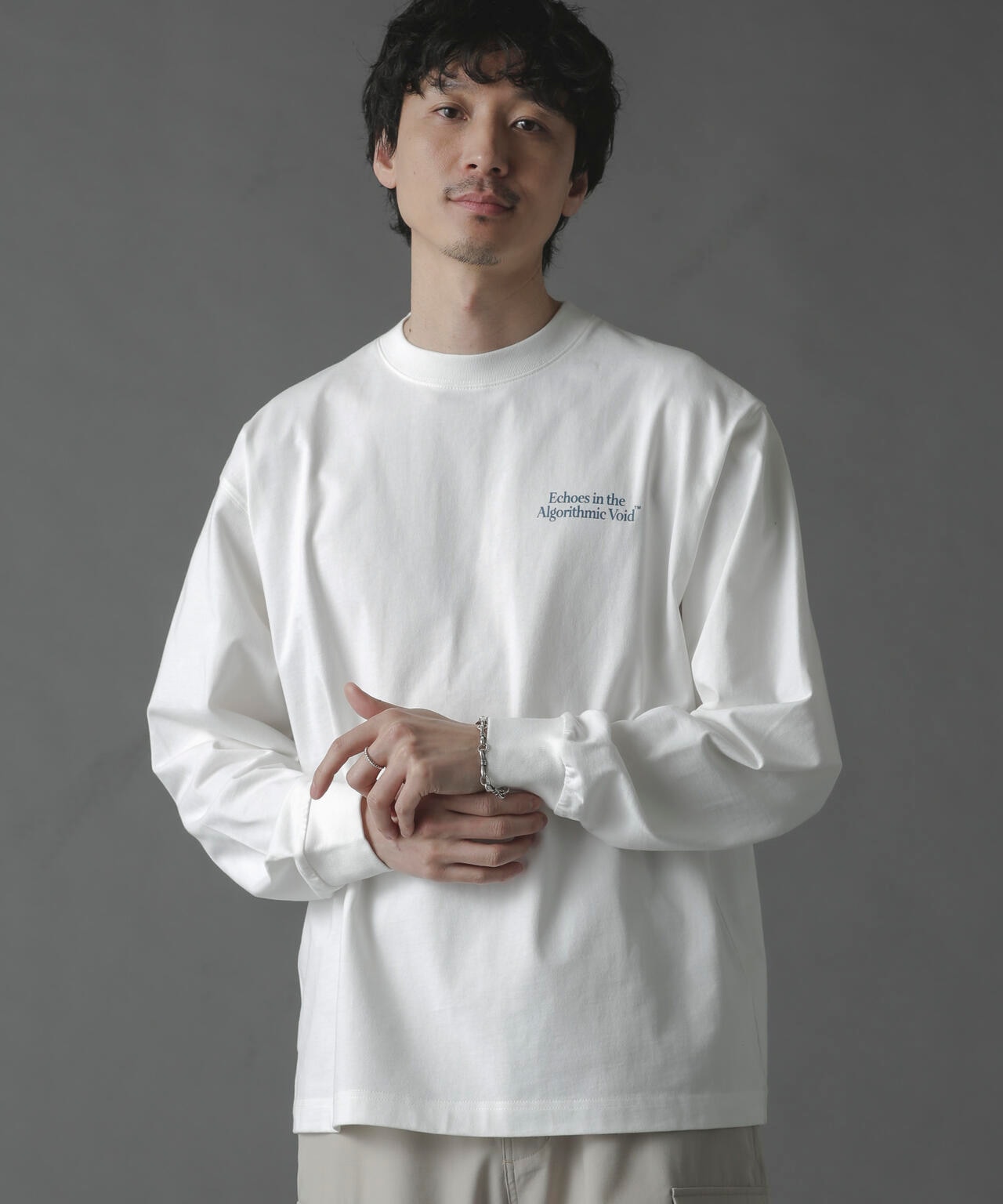 「MOFFISIE」オリジナルプリントTシャツ 長袖 6724123217