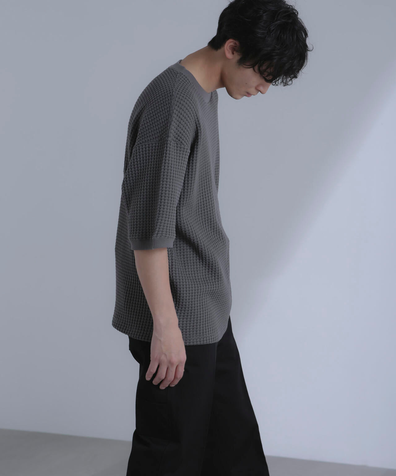 オニワッフルビッグTシャツ 五分袖 6724124212