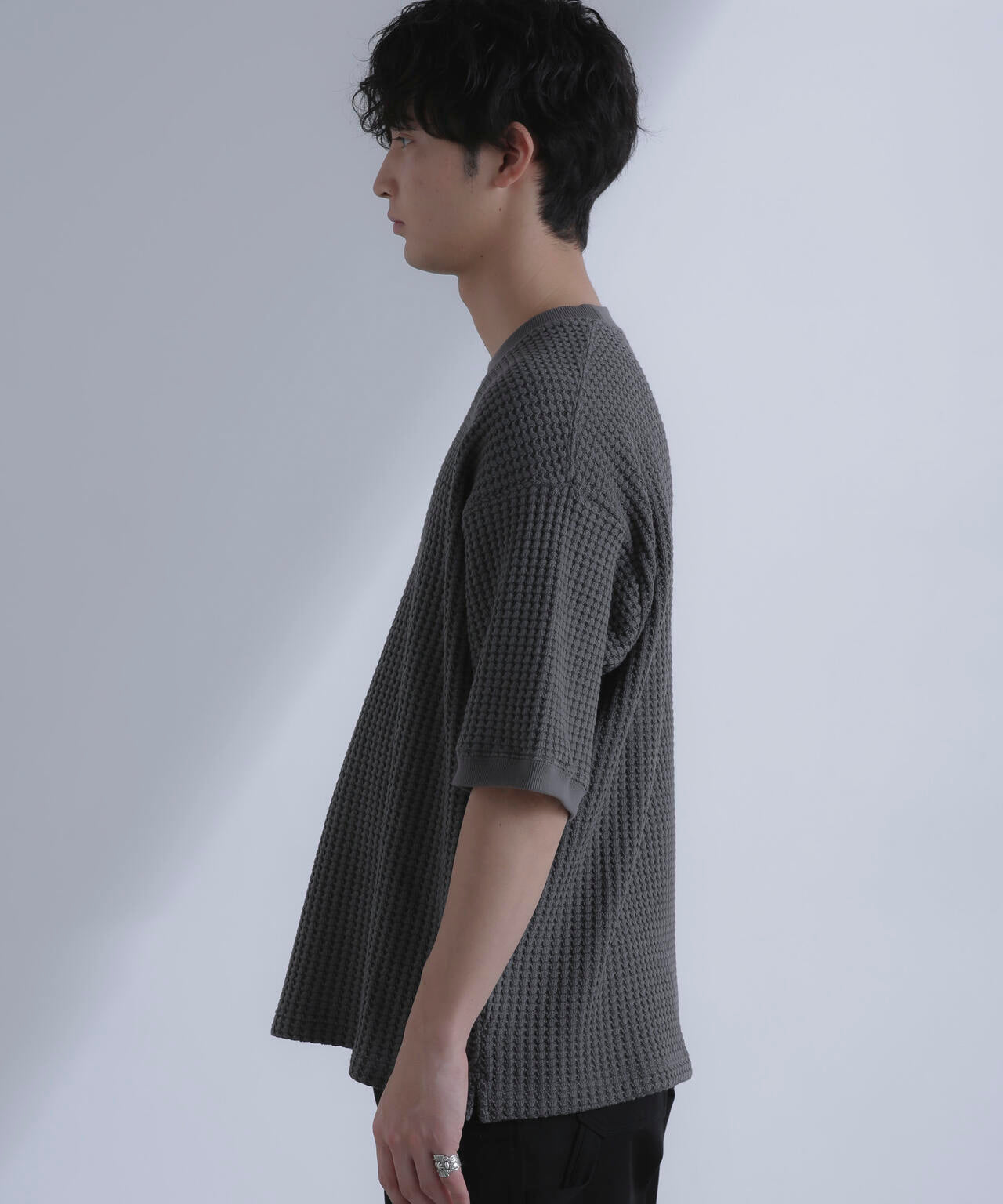 オニワッフルビッグTシャツ 五分袖 6724124212