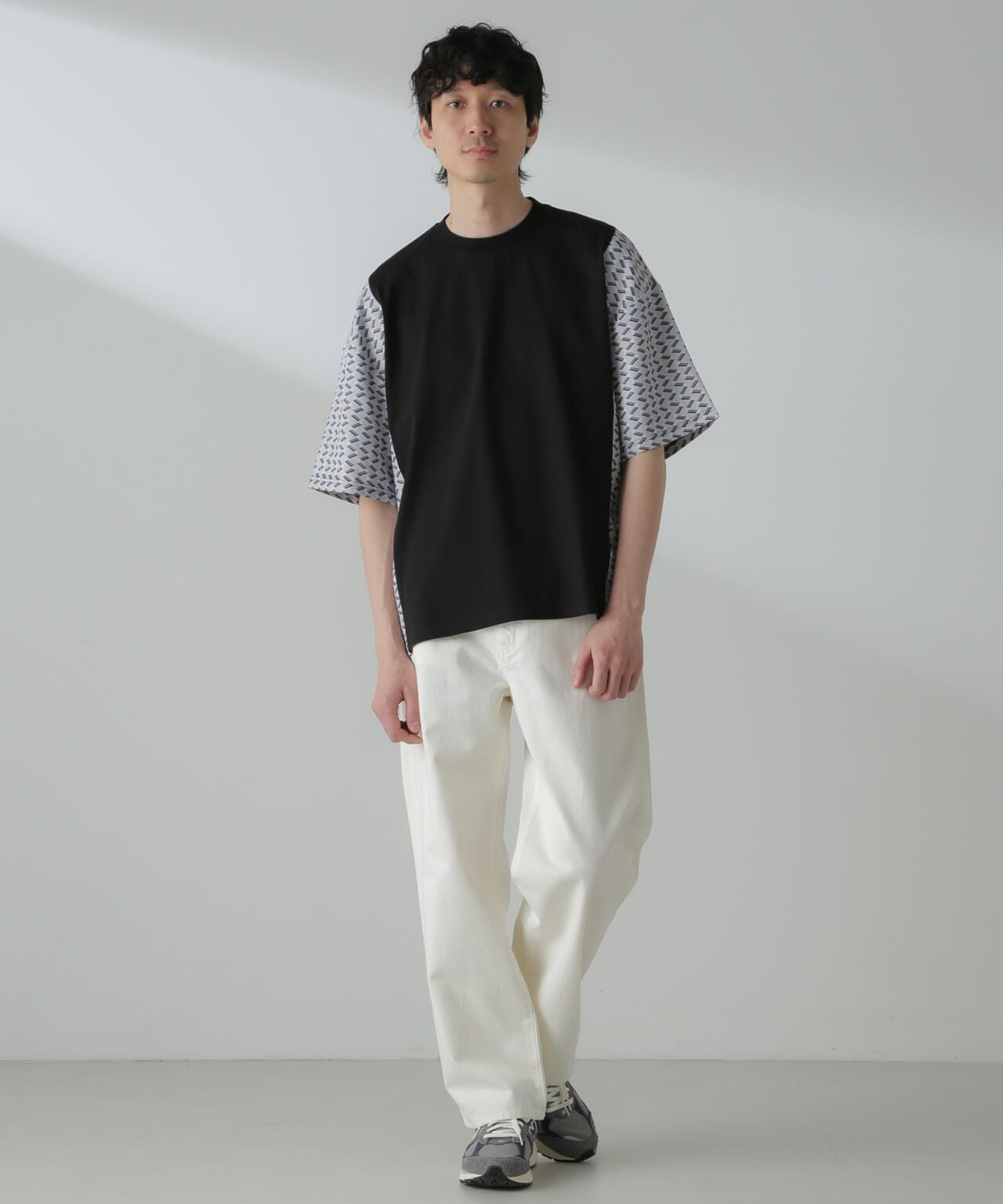 切り替え パターン Tシャツ 半袖 ( セットアップ 可 ）