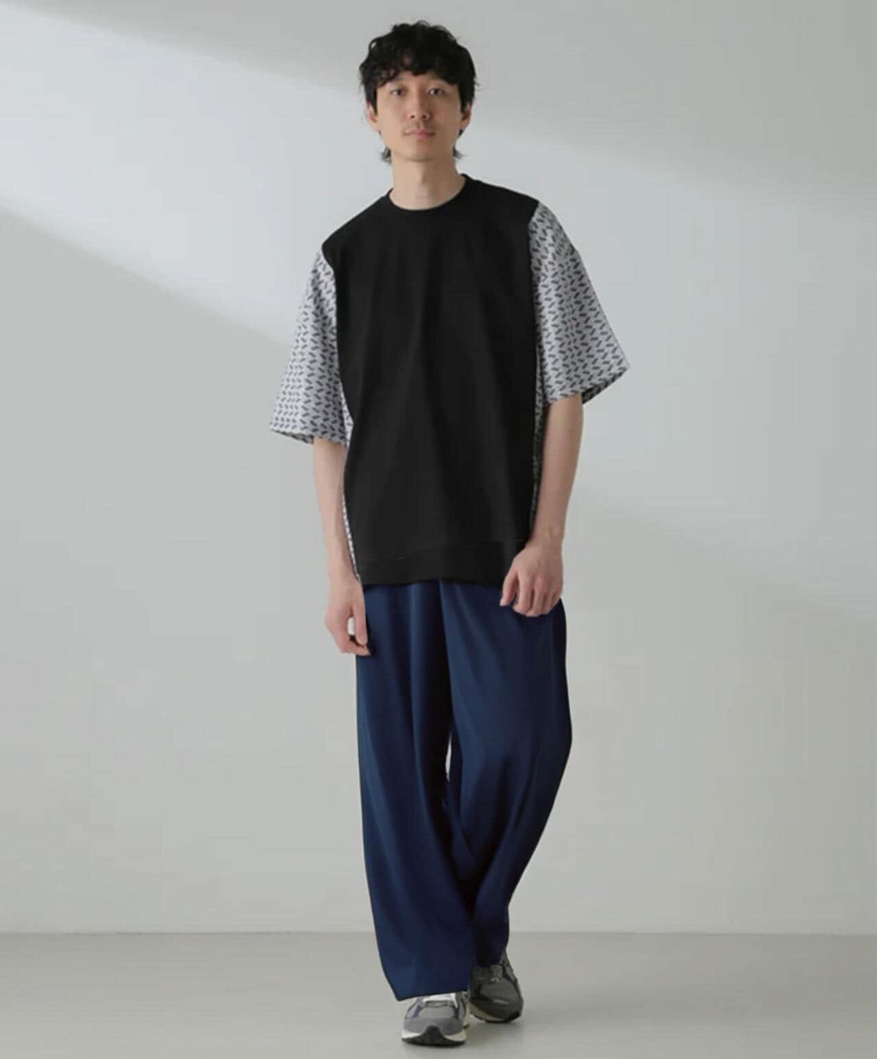 切り替え パターン Tシャツ 半袖 ( セットアップ 可 ）