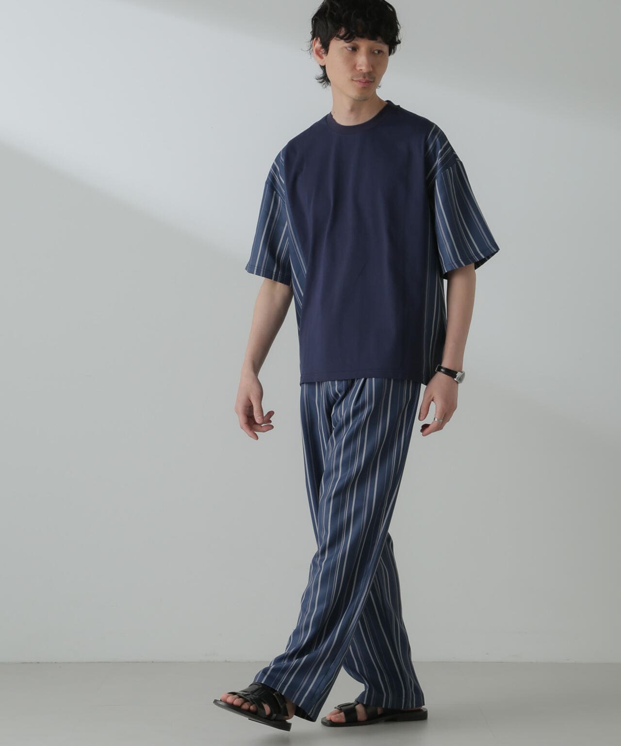 切り替え パターン Tシャツ 半袖 ( セットアップ 可 ）