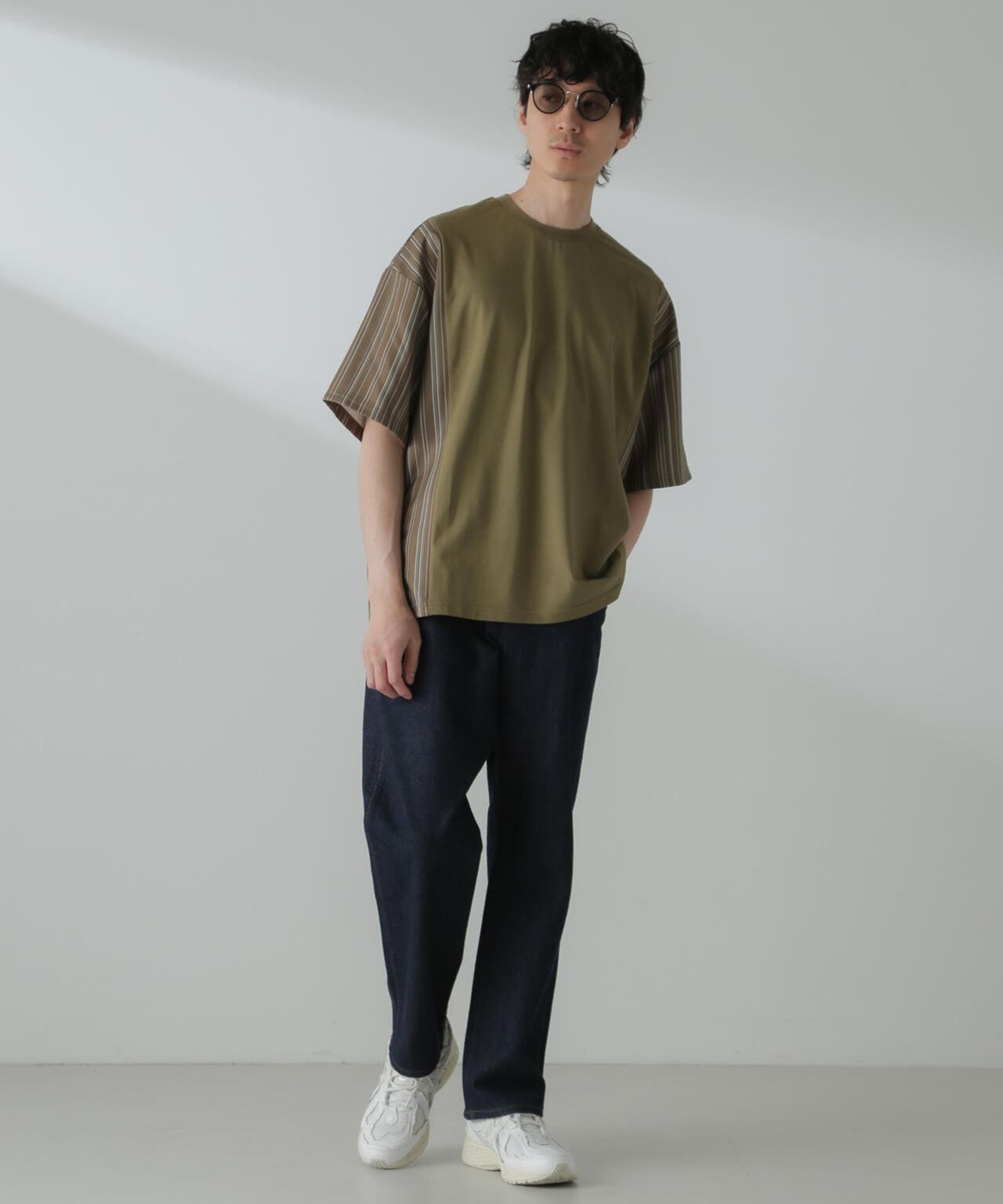 切り替え パターン Tシャツ 半袖 ( セットアップ 可 ）