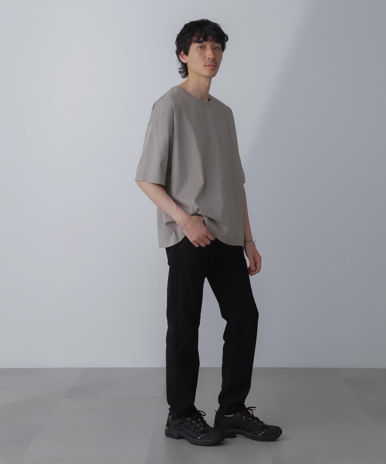 WEB限定/アンチスメル ルーズクルーネックTシャツ 半袖 6724124226