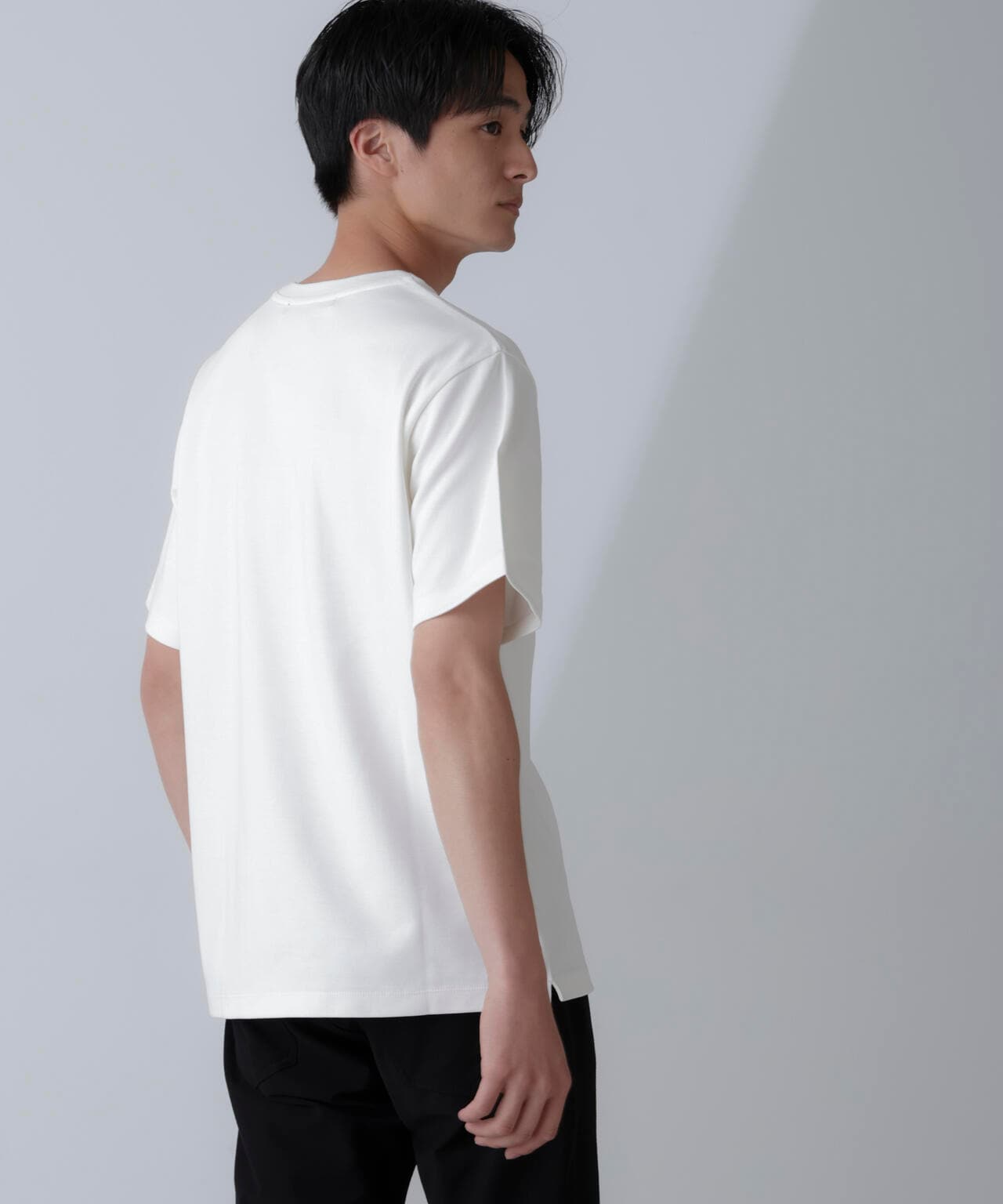 ダブルスムースＶネックＴシャツ 半袖 6724124232