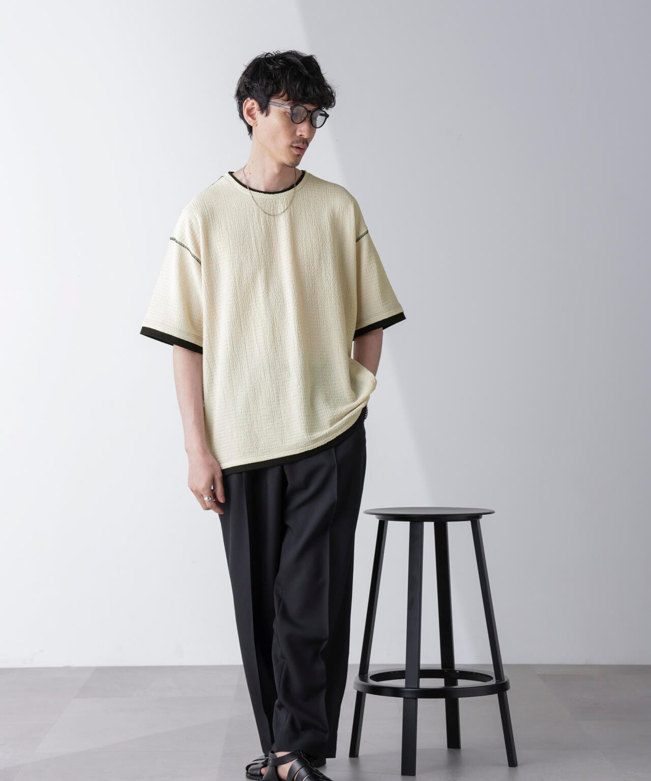 メンズ Tシャツ グラデーション タイダイ柄 色落ち加工 a0897 btc006-01.jpg