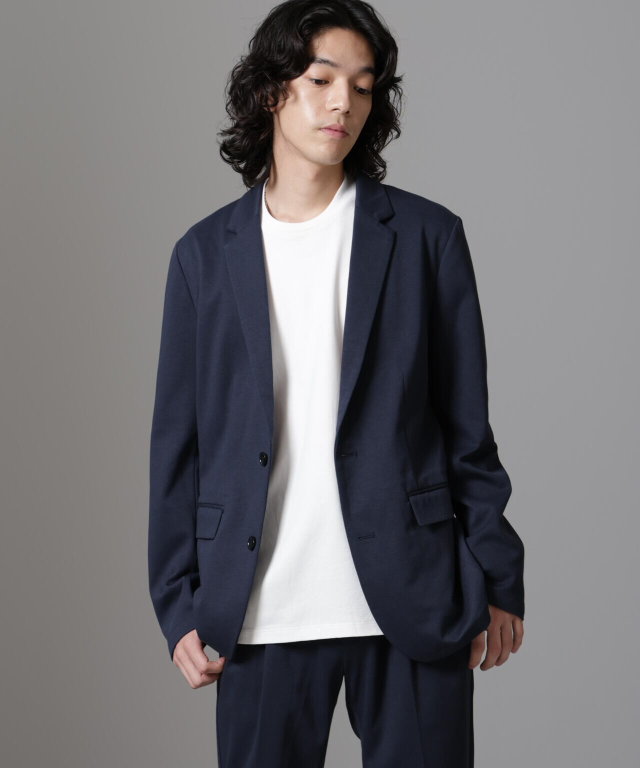 ストレッチ カノコ ジャケット