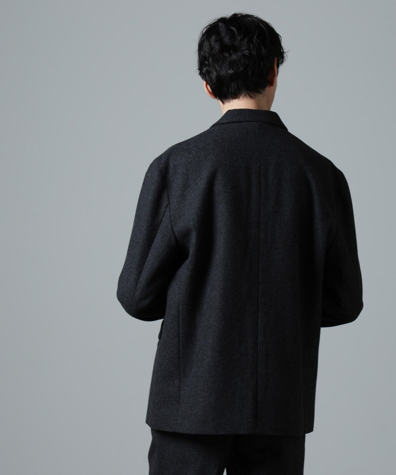 ヘリンボーン セミワイド ジャケット ( セットアップ可 )