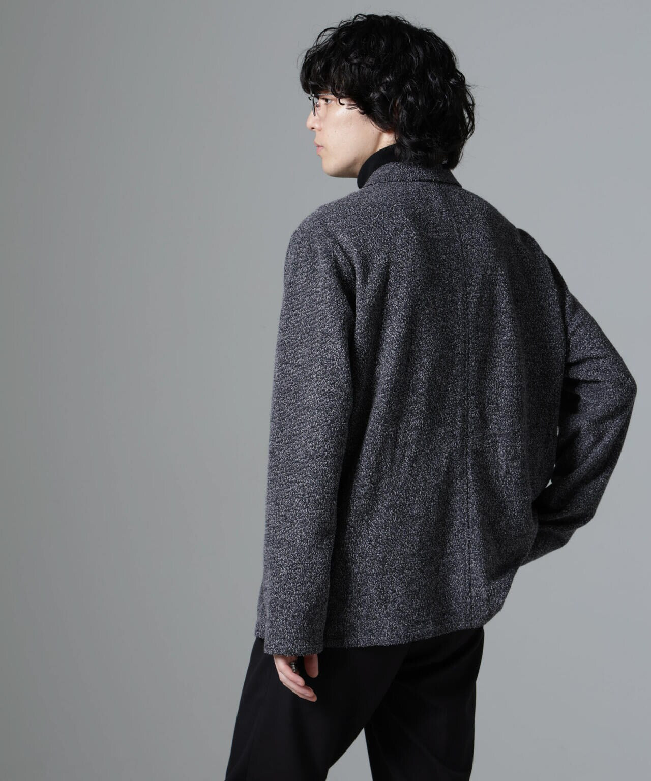 【18％OFF】 ストレッチ メランジ ジャケット (セットアップ可) ジャケット・アウター