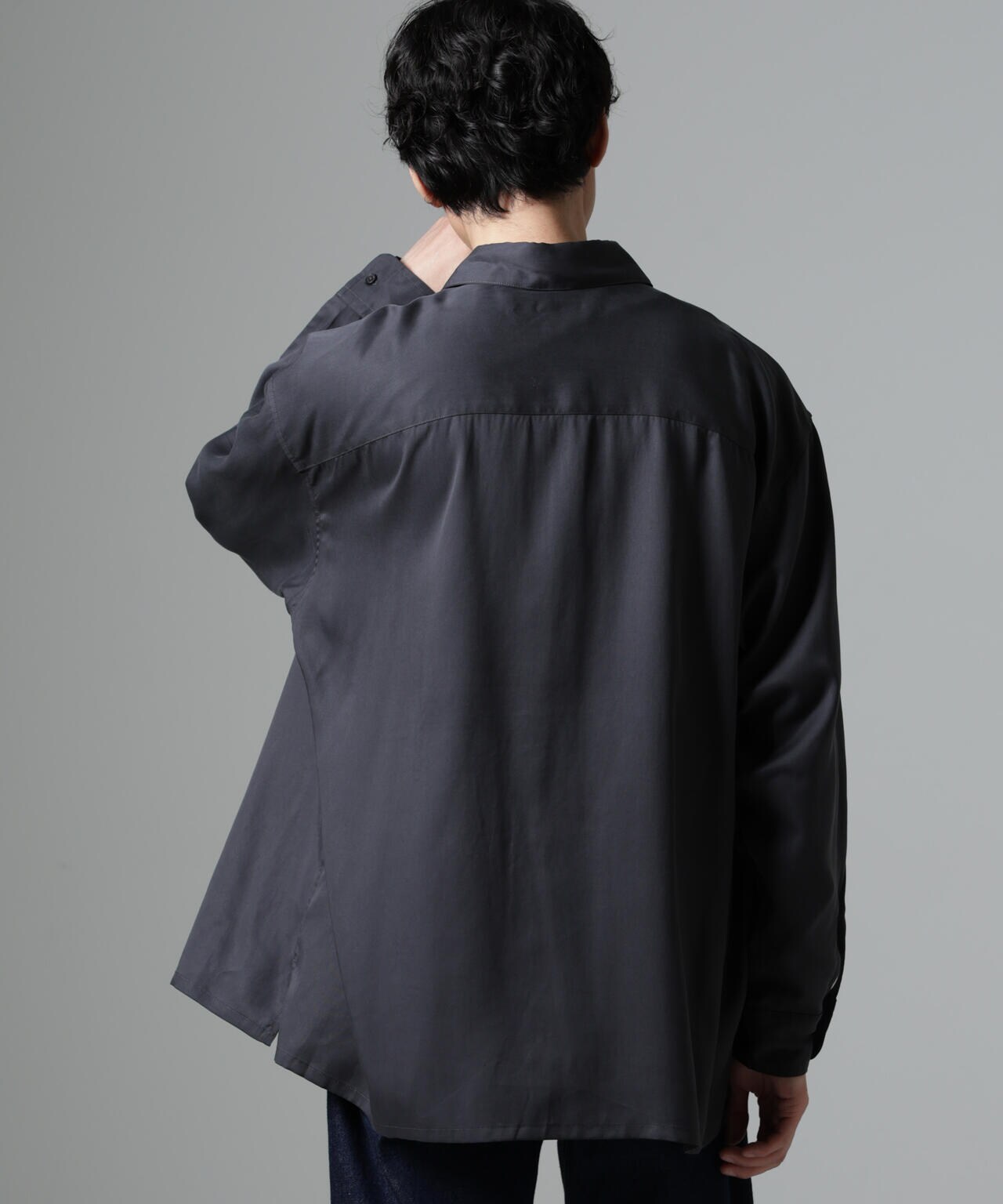 WEB限定/テンセルツイルポケットレギュラーカラーシャツ 6724220217