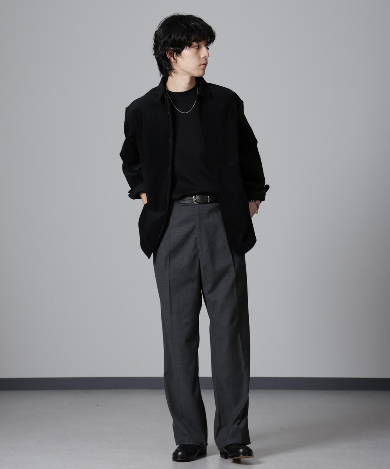 リラックスコーデュロイシャツ 6724220223