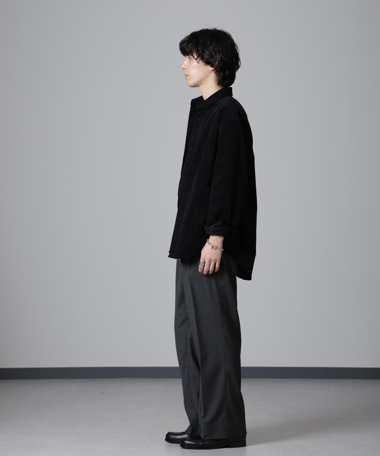 リラックスコーデュロイシャツ 6724220223