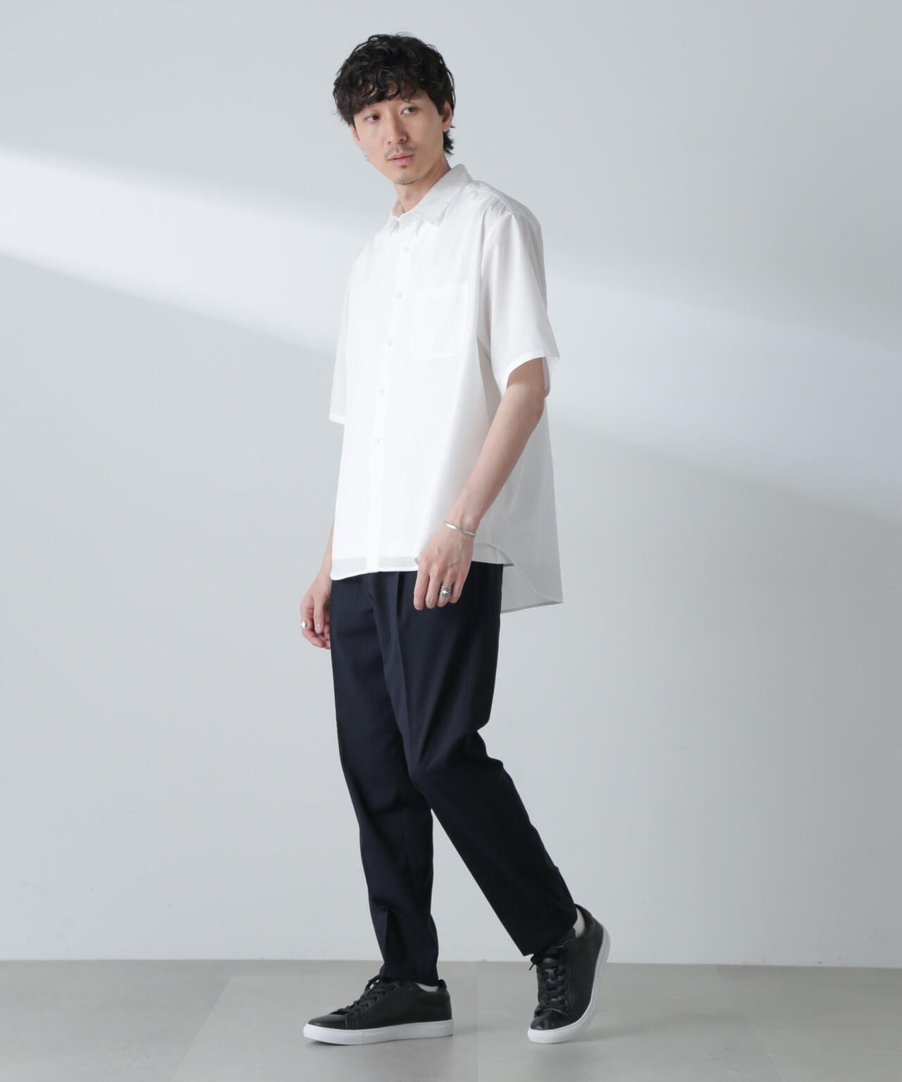 ホワイト 半袖シャツ Fサイズ 半袖シャツ（MEN)｜kolor（カラー）通販オンラインストア