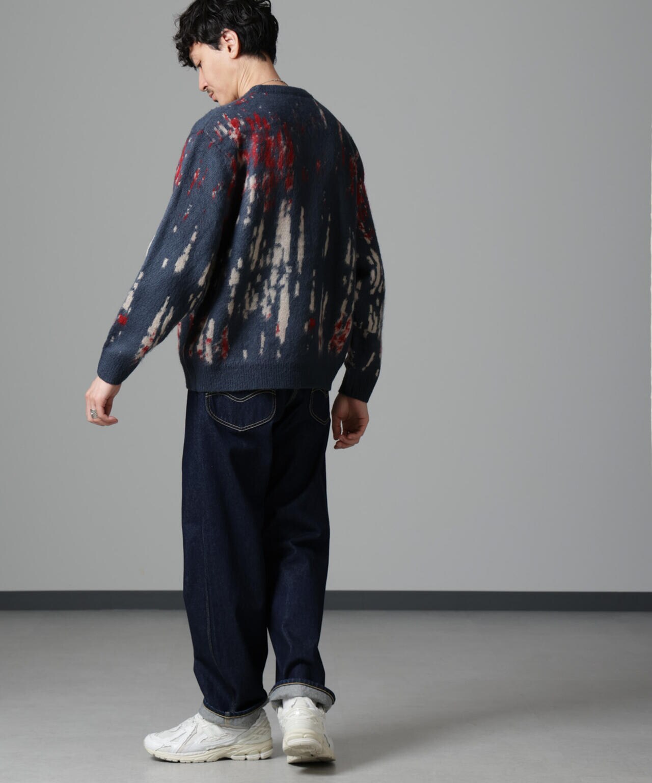 Acne Studios グラデーションモヘヤニット ウール 長袖