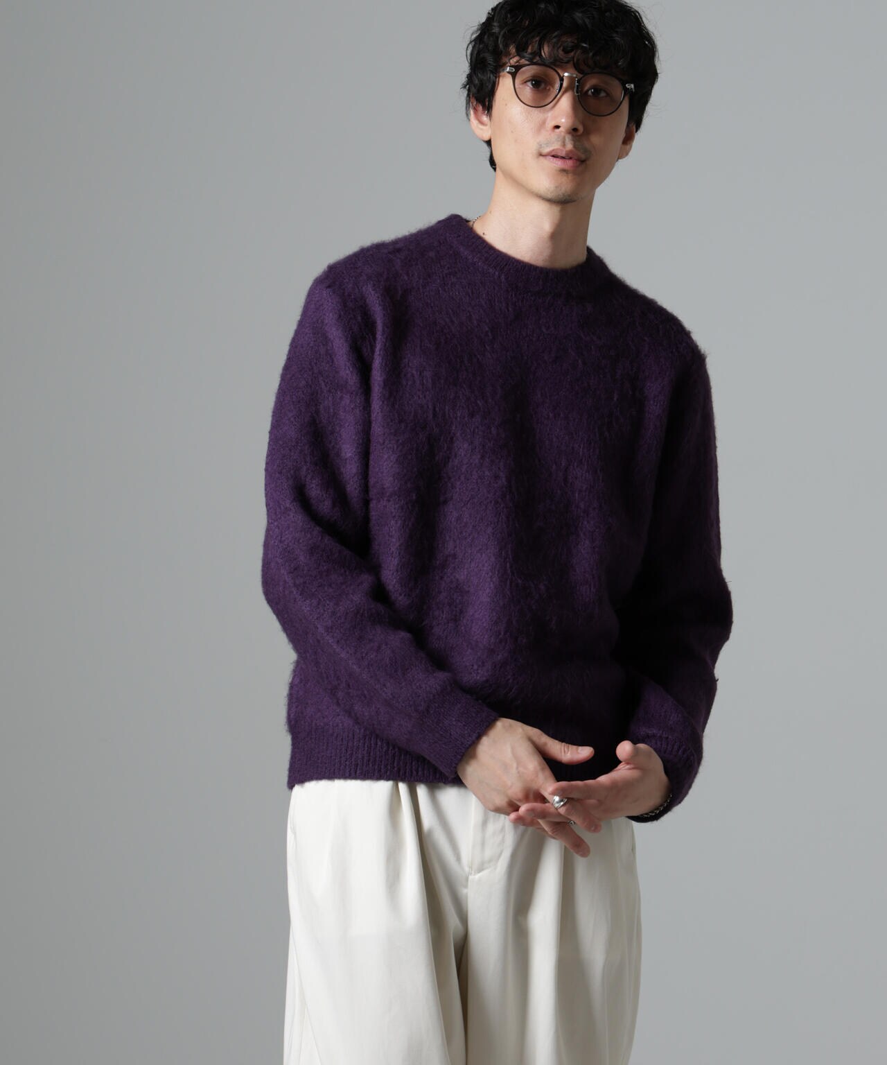 nano・universe - ナノユニバース　ヘアリーニット 楽天市場】ナノユニバース ヘアリーニットの通販