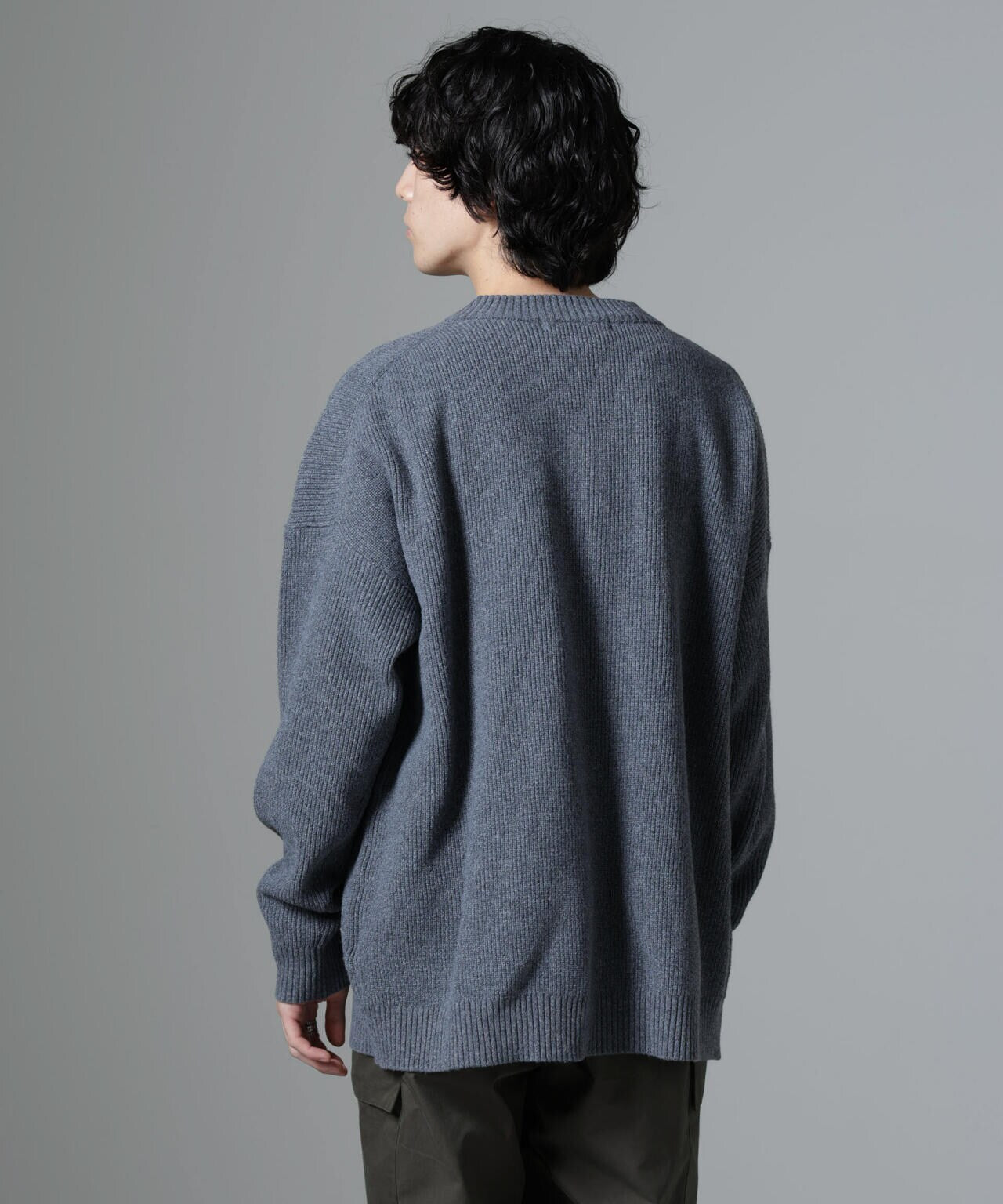 WEB限定/Vネックオーバーサイズニット 6724222234