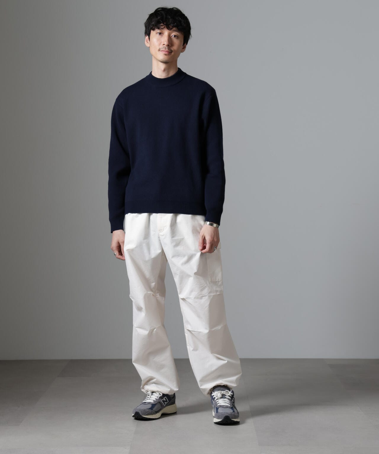 もちやわモックネックニットプルオーバー｜ファッション通販の
