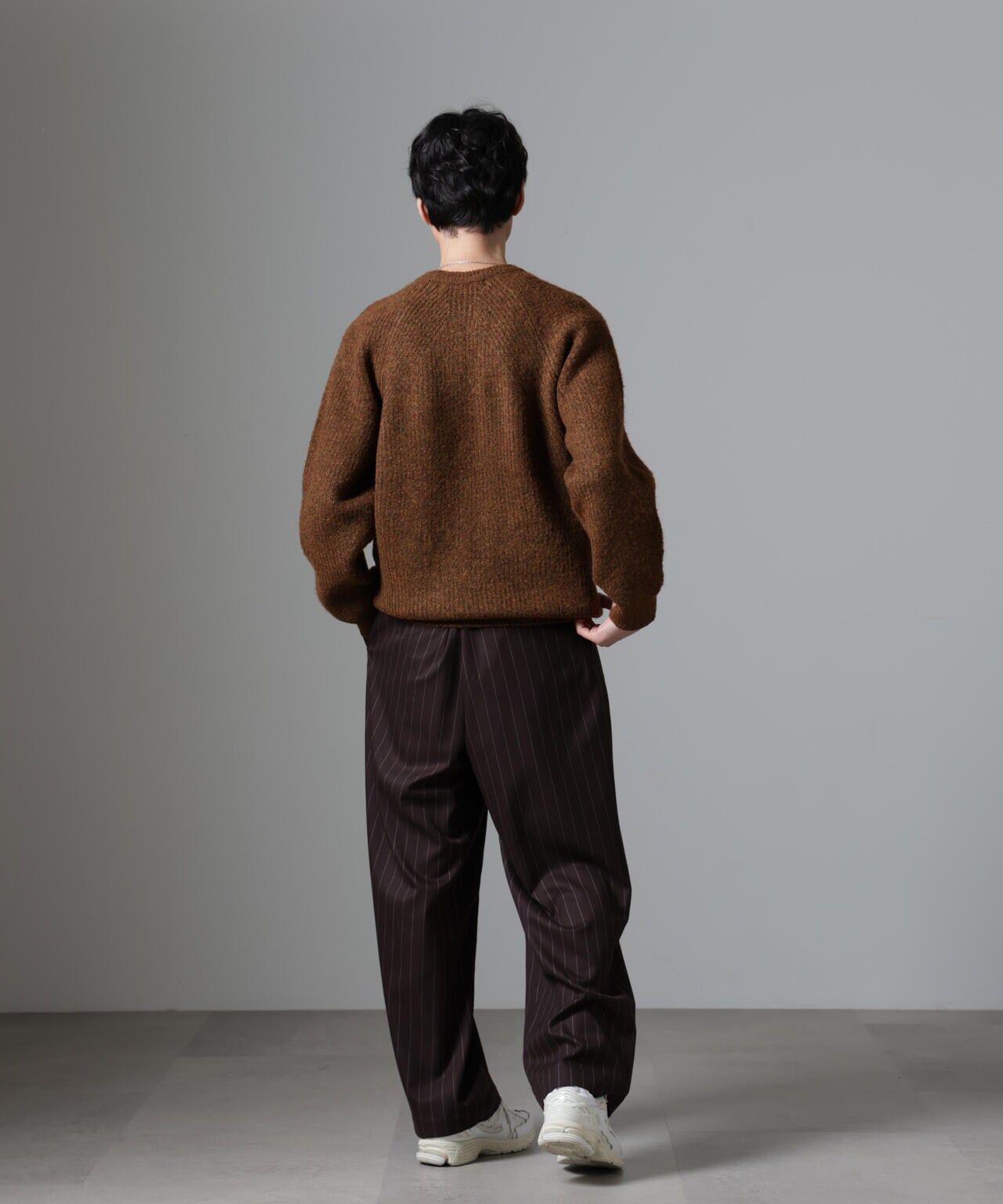 【最終価格】ROCHAS ロシャス　ウール　ニット(テラコッタ) 最終価格】ROCHAS ロシャス ウール ニット(テラコッタ)