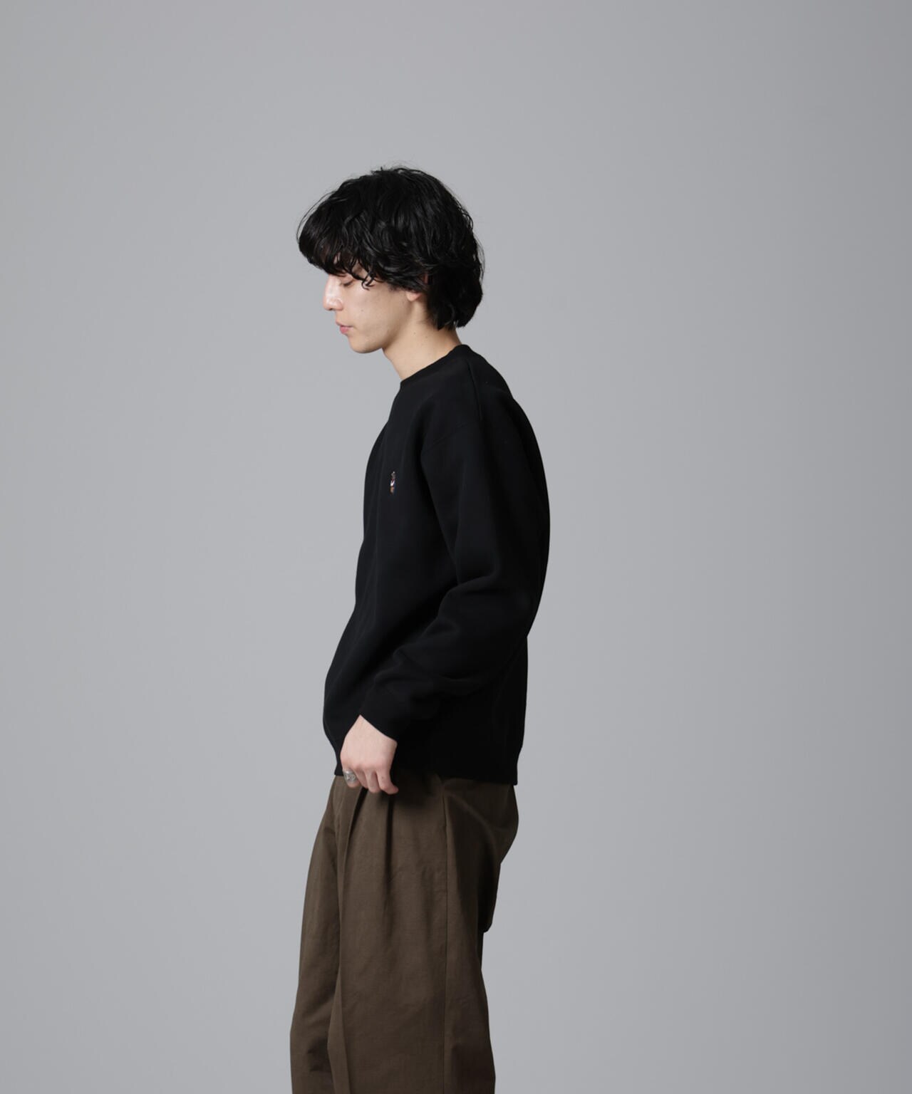 ナノベア 裏起毛スウェット 長袖 6724223228