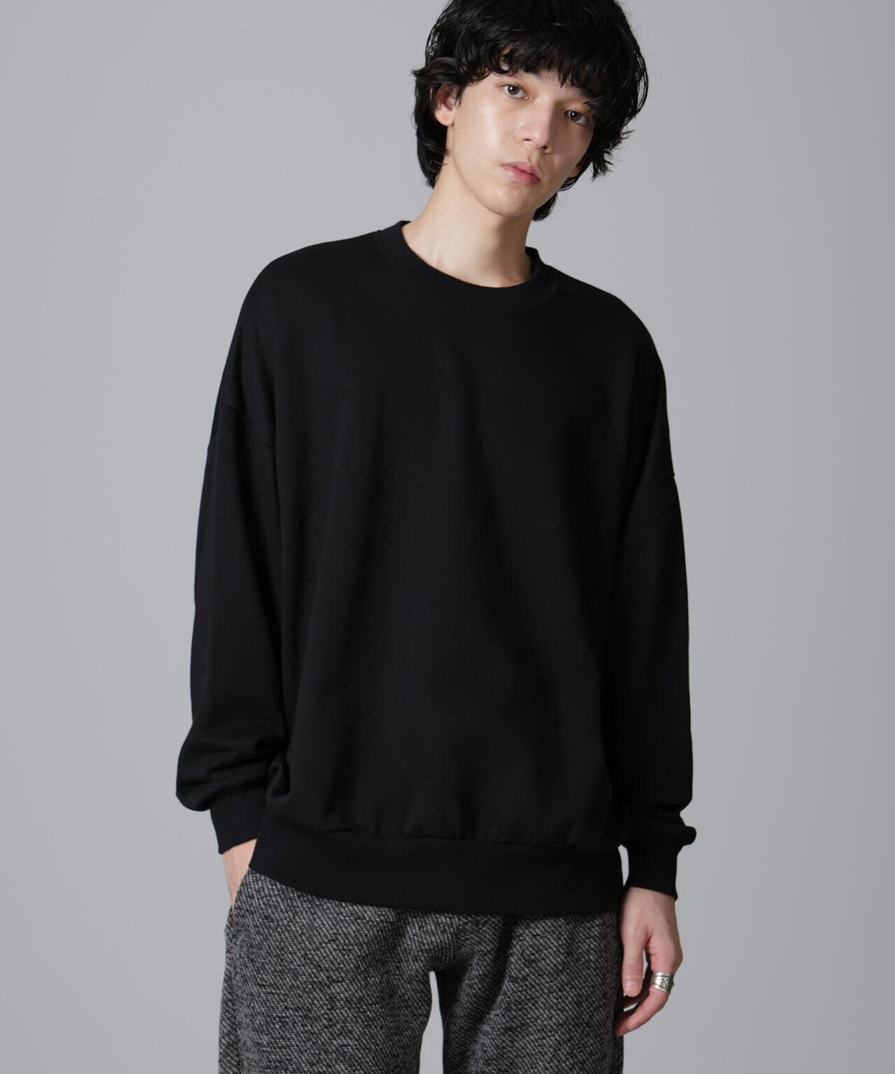 WEB限定 / ビッグシルエット クルーネック スウェット