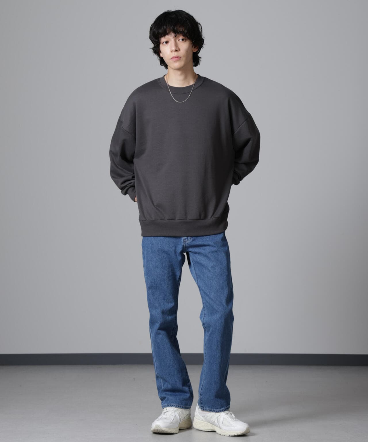 WEB限定 / ビッグシルエット クルーネック スウェット