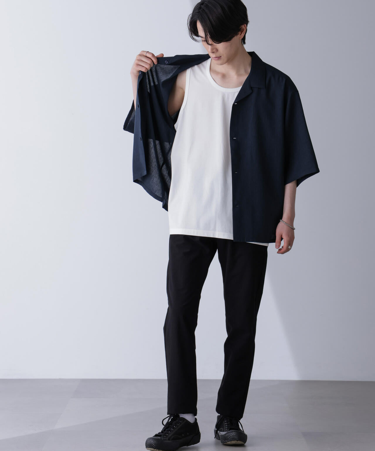 キムタク愛用【UNDERCOVER】バックファスナー タンクトップ キムタク愛用【UNDERCOVER】バックファスナー タンクトップ