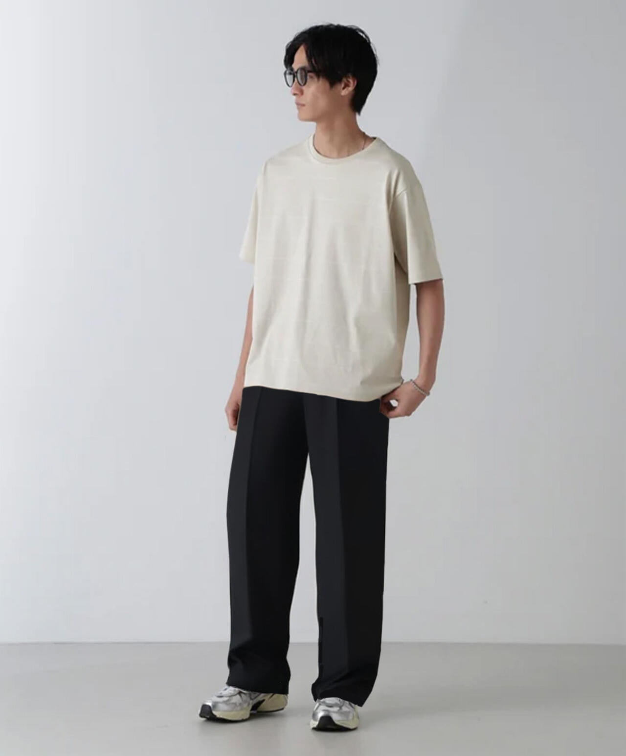 リラックスボーダーTシャツ 半袖 6724224220