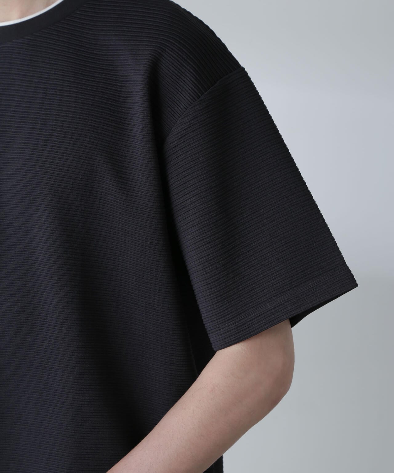 ガーターフェイクレイヤードTシャツ 半袖 6724224223