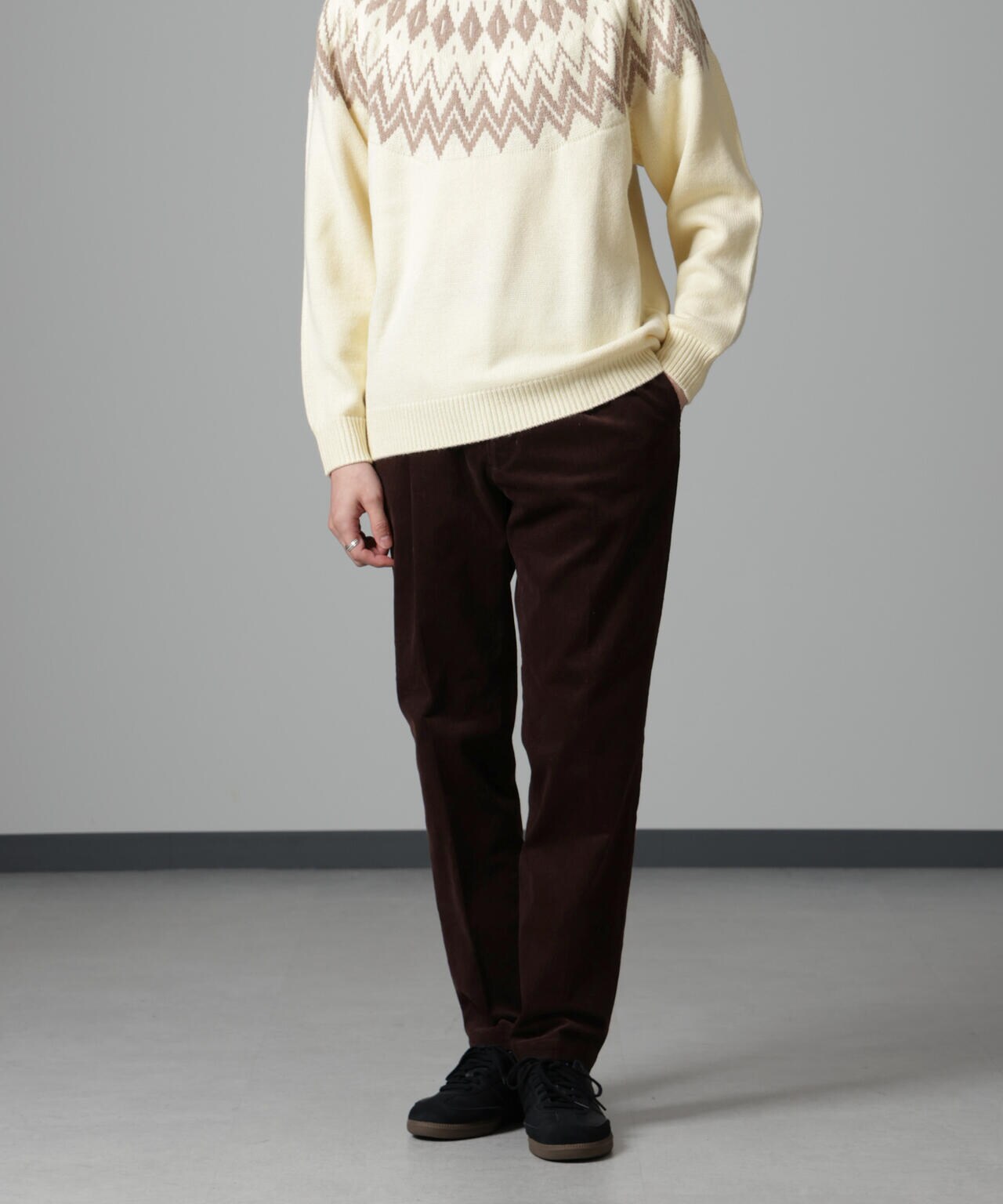SAYATOMO - 【ラスト1点】【24AW】1-Tack Corduroy Bootcut