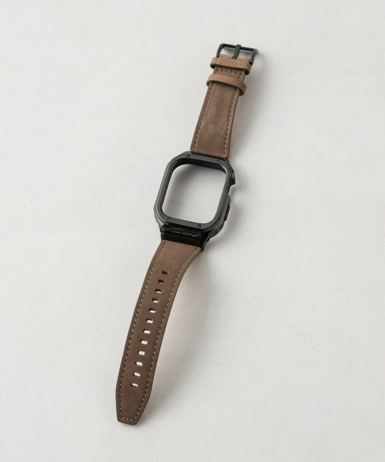 セール Apple Watch ステンレス ケース レザー バンド 44mm 銀 Apple Watch 9 8 7 ケース 45mm バンド ステンレス 高級 44mm