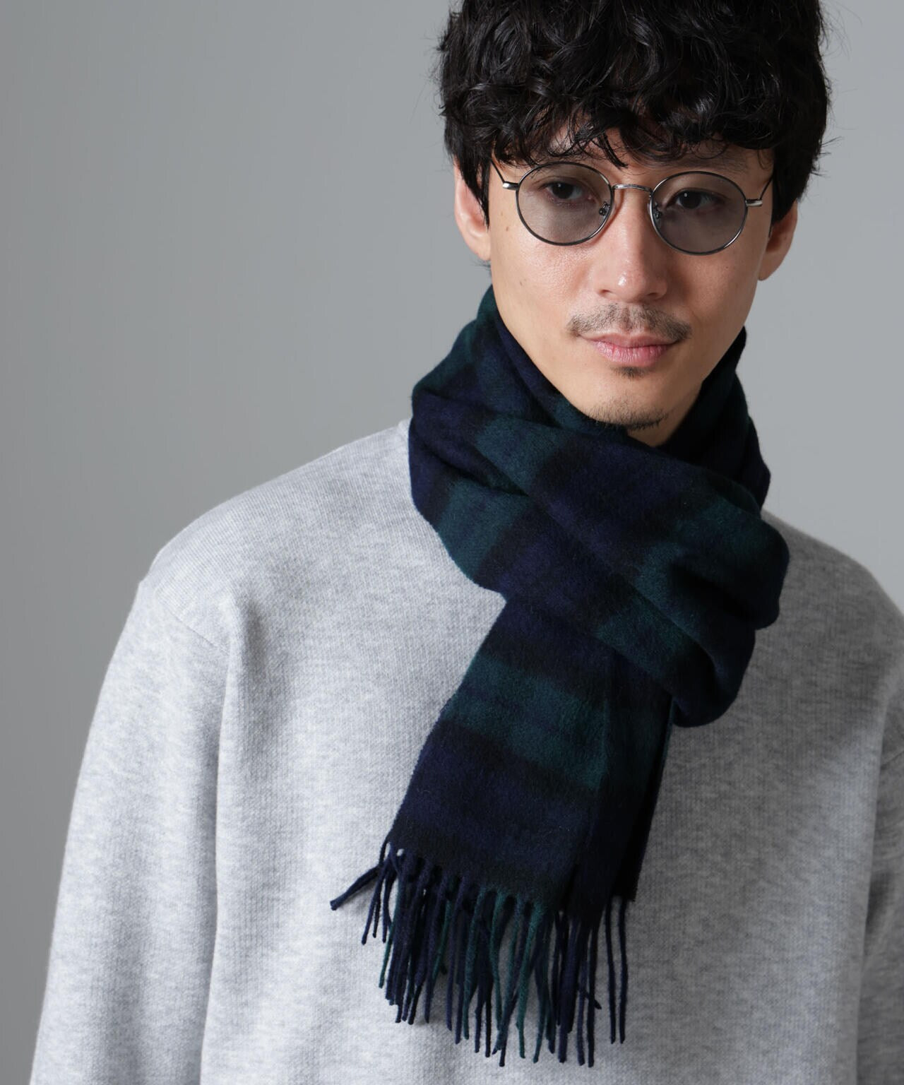 カシミヤ100%ストール nano＊universe／ナノユニバース カシミヤストール